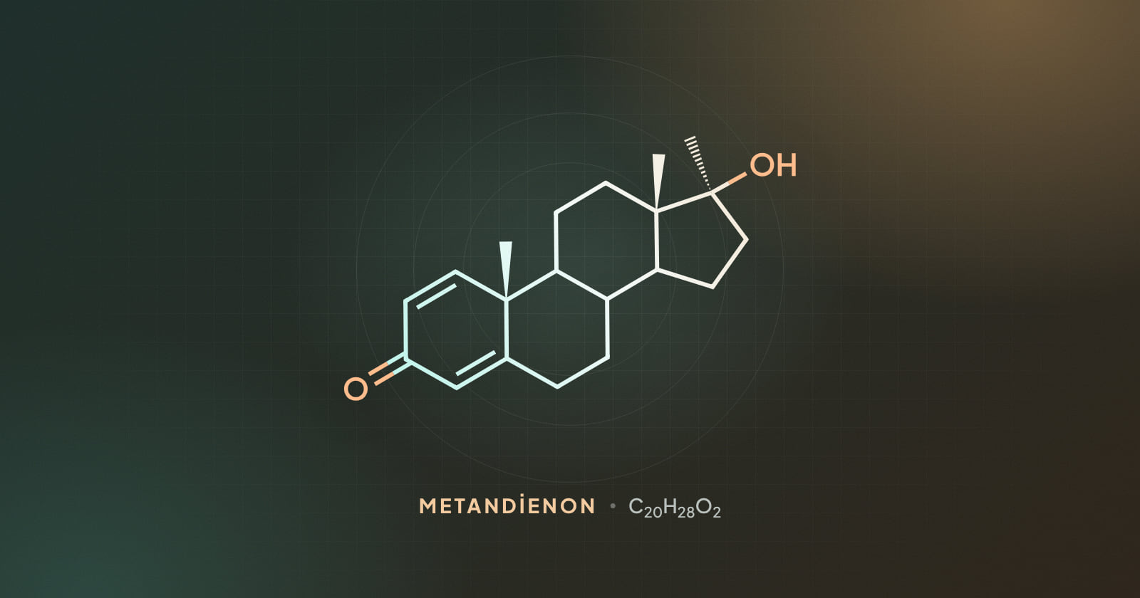 Metandienon (Dianabol) molekülünün kimyasal yapısı